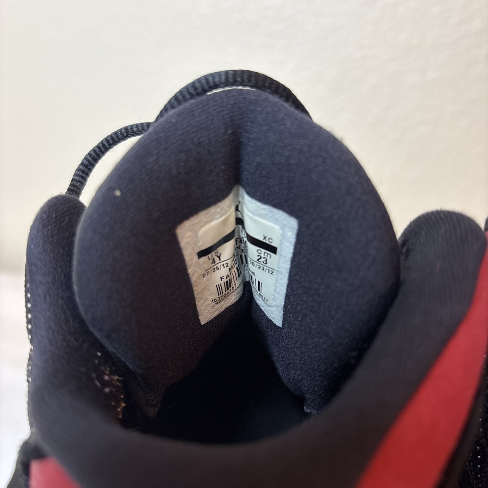NIKE AIR JORDAN XIII 13 RETRO GS BLACK RED WHITE BRED PLAYOFF 414574-010 Size 4Y - Picture 12 of 16